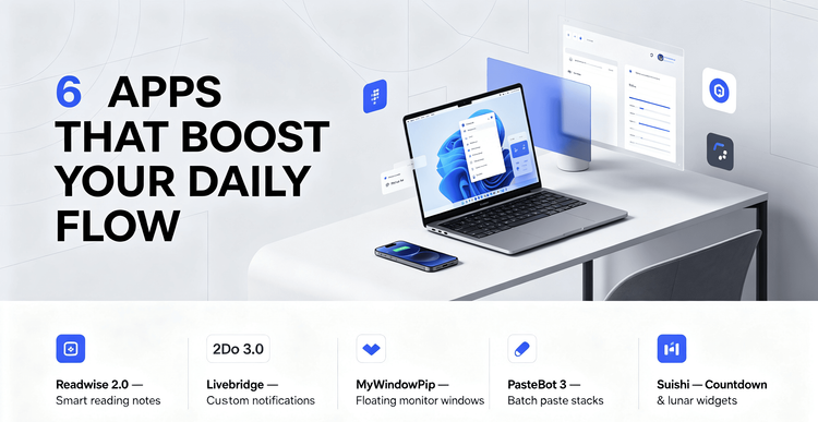 6 Underrated Productivity Apps I Actually Use Daily (Mac/iOS/Android)